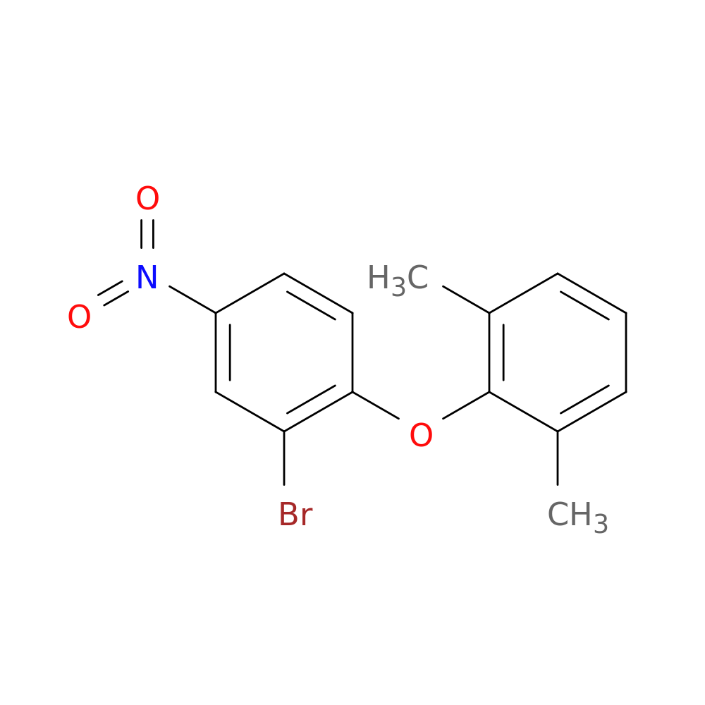 2-(2-Bromo-4-nitrophenoxy)-1,3-dimethylbenzene