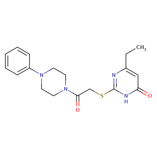 6-ethyl-2-{[2-oxo-2-(4-phenylpiperazin-1-yl)ethyl]sulfanyl}-3,4-dihydropyrimidin-4-one