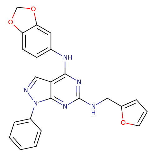 N4-(2H-1,3-benzodioxol-5-yl)-N6-[(furan-2-yl)methyl]-1-phenyl-1H-pyrazolo[3,4-d]pyrimidine-4,6-diamine