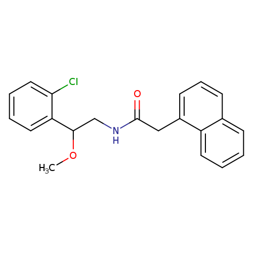 N-[2-(2-chlorophenyl)-2-methoxyethyl]-2-(naphthalen-1-yl)acetamide