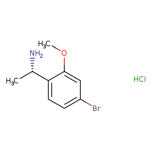 (1S)-1-(4-bromo-2-methoxyphenyl)ethan-1-amine hydrochloride