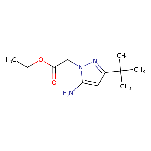 ethyl 2-(5-amino-3-tert-butyl-1H-pyrazol-1-yl)acetate