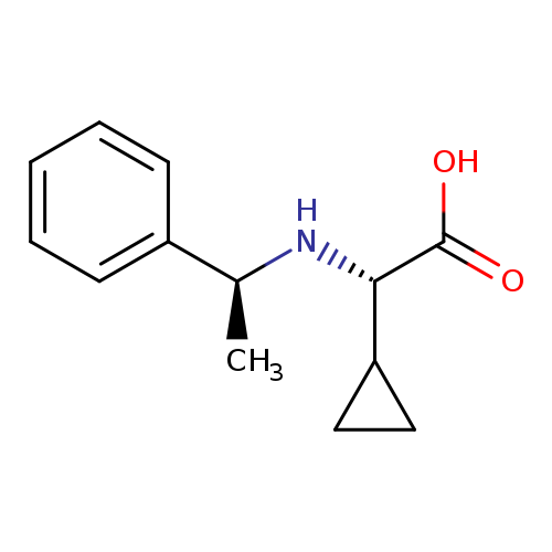 Cyclopropaneacetic acid, α-​[[(1S)​-​1-​phenylethyl]​amino]​-​, (αS)​-