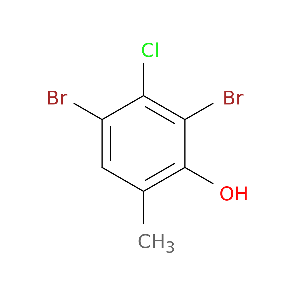 2,4-dibromo-3-chloro-6-methylphenol