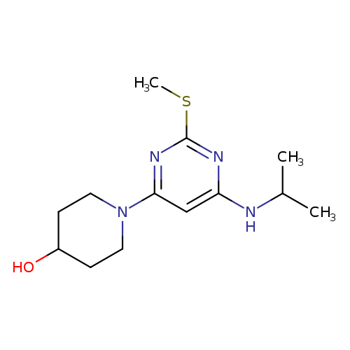 1-(6-Isopropylamino-2-methylsulfanyl-pyrimidin-4-yl)-piperidin-4-ol