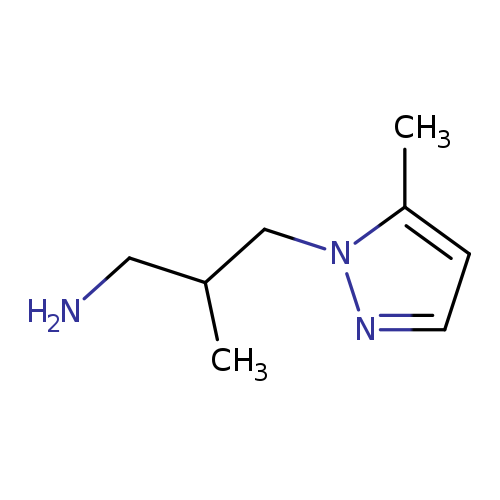 [2-Methyl-3-(5-methyl-1h-pyrazol-1-yl)propyl]amine