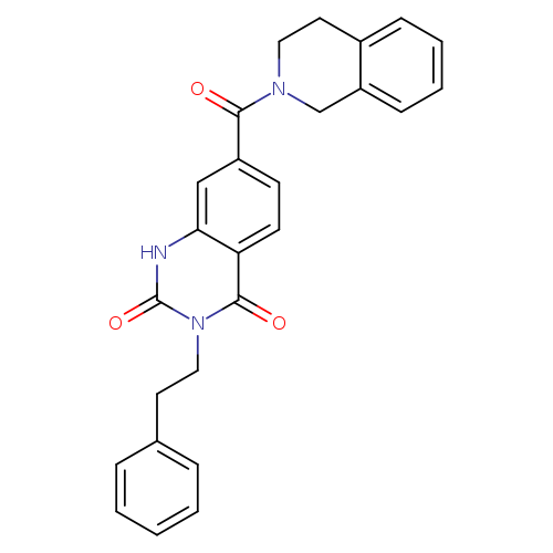 3-(2-phenylethyl)-7-(1,2,3,4-tetrahydroisoquinoline-2-carbonyl)-1,2,3,4-tetrahydroquinazoline-2,4-dione