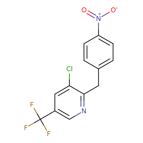 3-chloro-2-[(4-nitrophenyl)methyl]-5-(trifluoromethyl)pyridine