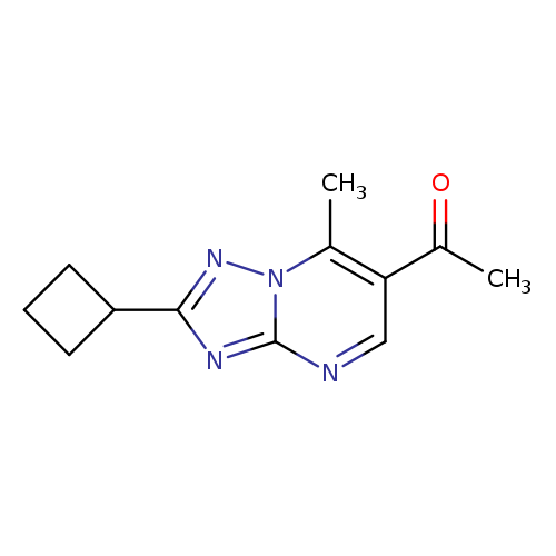 1-(2-Cyclobutyl-7-methyl[1,2,4]triazolo[1,5-a]pyrimidin-6-yl)ethanone