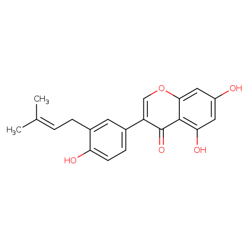 5,7-Dihydroxy-3-(4-hydroxy-3-(3-methylbut-2-en-1-yl)phenyl)-4H-chromen-4-one