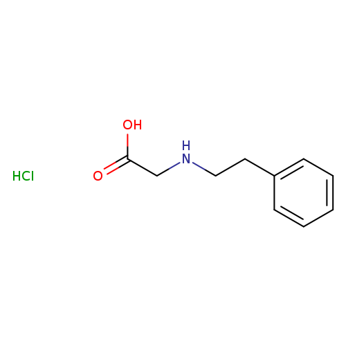 2-[(2-phenylethyl)amino]acetic acid hydrochloride