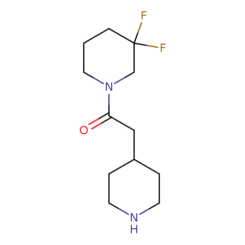 1-(3,3-Difluoropiperidin-1-yl)-2-(piperidin-4-yl)ethan-1-one