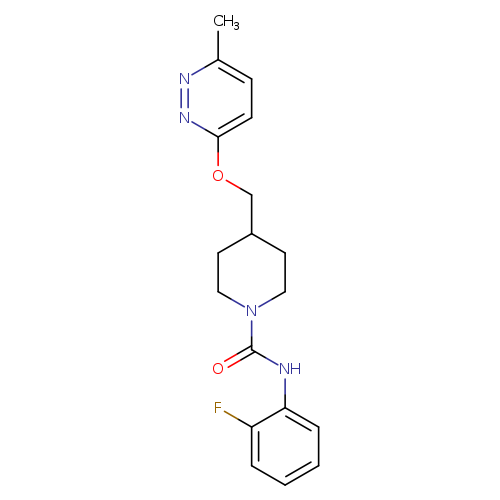 N-(2-fluorophenyl)-4-{[(6-methylpyridazin-3-yl)oxy]methyl}piperidine-1-carboxamide
