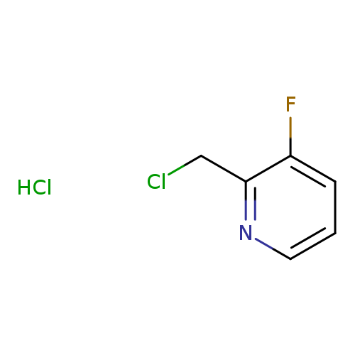 Pyridine, 2-(chloromethyl)-3-fluoro-, hydrochloride (1:1)