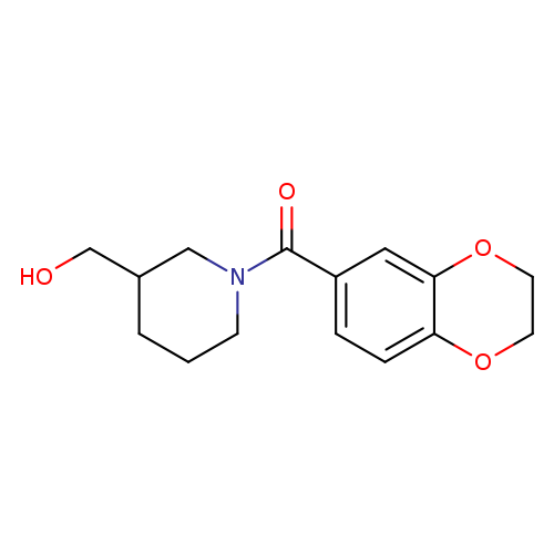 Methanone, (2,3-dihydro-1,4-benzodioxin-6-yl)[3-(hydroxymethyl)-1-piperidinyl]-