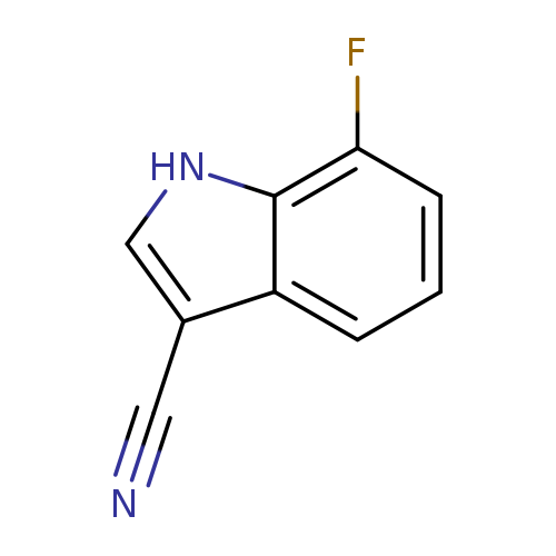 1H-Indole-3-carbonitrile, 7-fluoro-