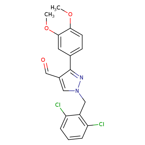 1-(2,6-Dichlorobenzyl)-3-(3,4-dimethoxyphenyl)-1h-pyrazole-4-carbaldehyde