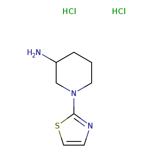 1-(1,3-thiazol-2-yl)piperidin-3-amine dihydrochloride