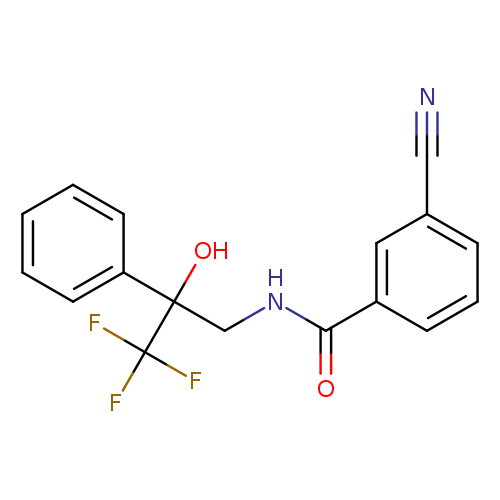 3-cyano-N-(3,3,3-trifluoro-2-hydroxy-2-phenylpropyl)benzamide