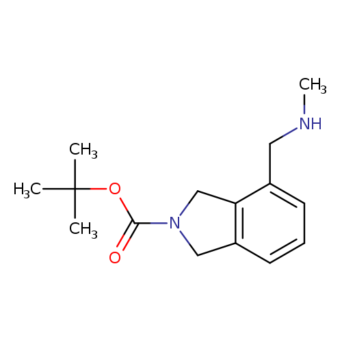 tert-butyl 4-[(methylamino)methyl]-2,3-dihydro-1H-isoindole-2-carboxylate