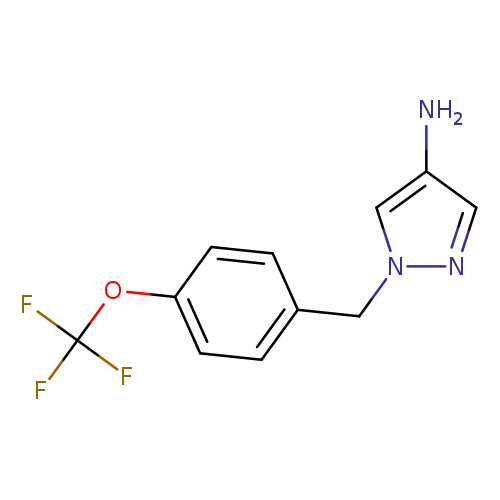 1-{[4-(trifluoromethoxy)phenyl]methyl}-1H-pyrazol-4-amine
