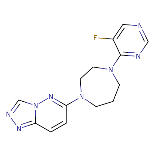 1-(5-fluoropyrimidin-4-yl)-4-{[1,2,4]triazolo[4,3-b]pyridazin-6-yl}-1,4-diazepane