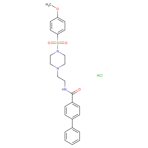 N-{2-[4-(4-methoxybenzenesulfonyl)piperazin-1-yl]ethyl}-[1,1'-biphenyl]-4-carboxamide hydrochloride
