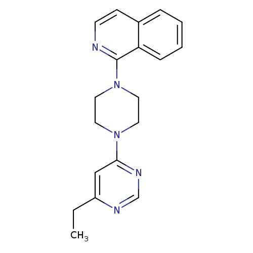 1-[4-(6-ethylpyrimidin-4-yl)piperazin-1-yl]isoquinoline