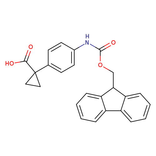 1-[4-({[(9H-fluoren-9-yl)methoxy]carbonyl}amino)phenyl]cyclopropane-1-carboxylicacid
