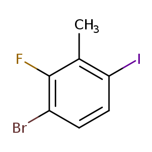 1-Bromo-2-fluoro-4-iodo-3-methylbenzene