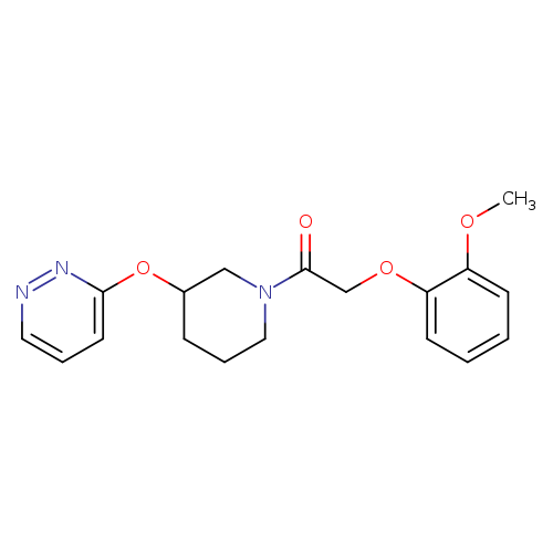2-(2-methoxyphenoxy)-1-[3-(pyridazin-3-yloxy)piperidin-1-yl]ethan-1-one