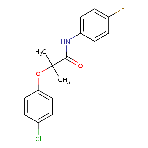 Propanamide, 2-(4-chlorophenoxy)-N-(4-fluorophenyl)-2-methyl-
