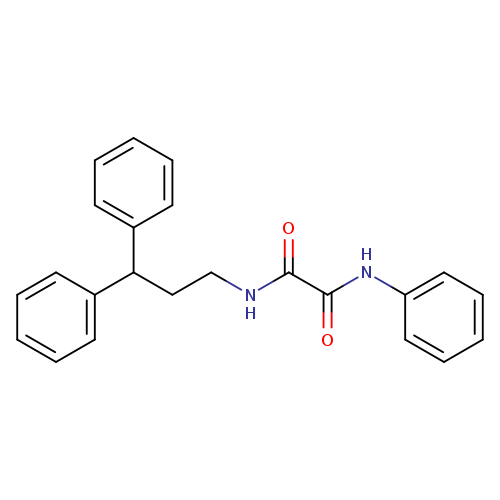 N-(3,3-diphenylpropyl)-N'-phenylethanediamide