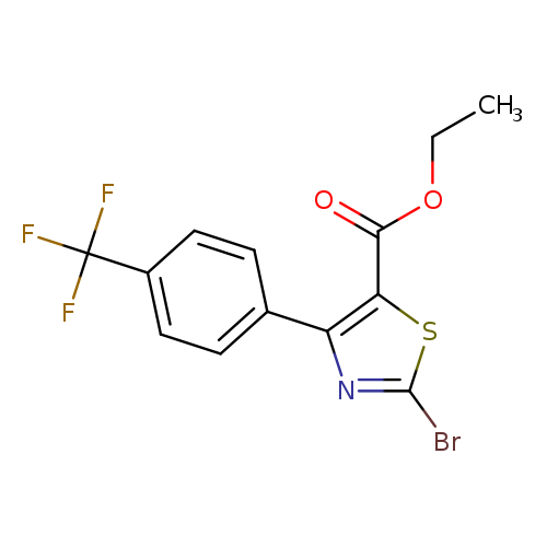 5-Thiazolecarboxylic acid, 2-broMo-4-[4-(trifluoroMethyl)phenyl]-, ethyl ester
