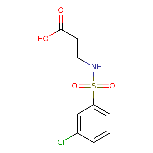 3-((3-chlorophenyl)sulfonamido)propanoic acid