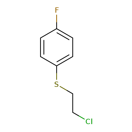 1-[(2-CHLOROETHYL)THIO]-4-FLUOROBENZENE