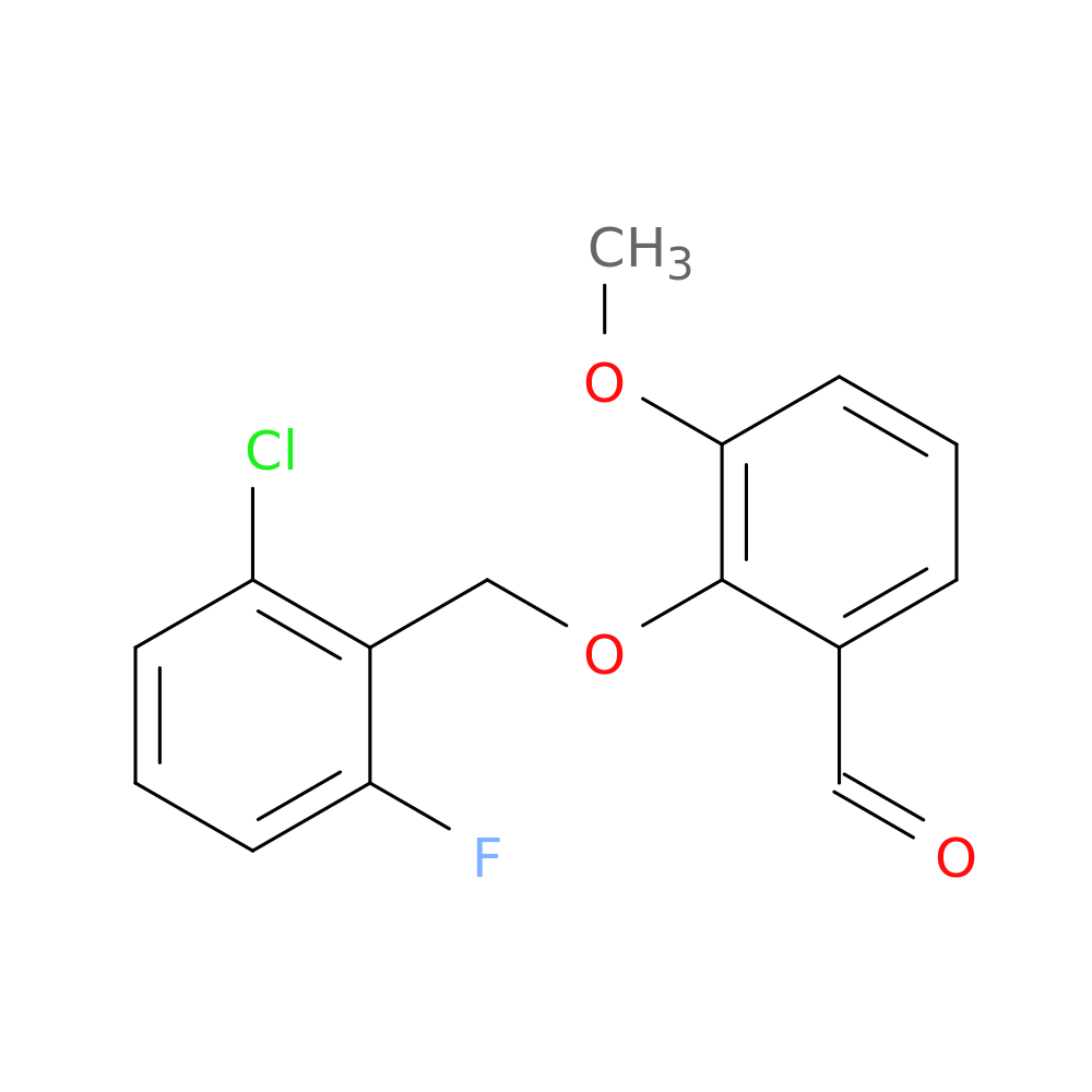 2-[(2-Chloro-6-fluorobenzyl)oxy]-3-methoxybenzaldehyde