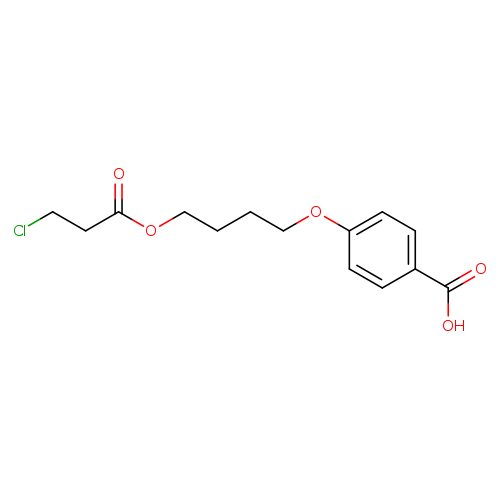 4-{4-[(3-chloropropanoyl)oxy]butoxy}benzoic acid
