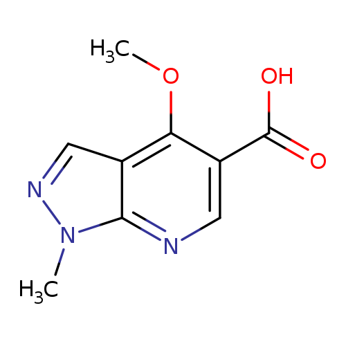 4-methoxy-1-methyl-1H-pyrazolo[3,4-b]pyridine-5-carboxylic acid