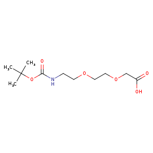 2,2-Dimethyl-4-oxo-3,8,11-trioxa-5-azatridecan-13-oic acid