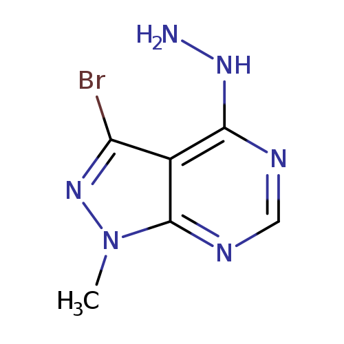 3-Bromo-4-hydrazinyl-1-methyl-1h-pyrazolo[3,4-d]pyrimidine