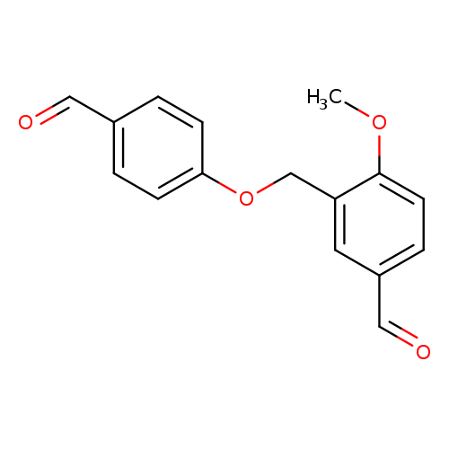 3-[(4-formylphenoxy)methyl]-4-methoxybenzaldehyde