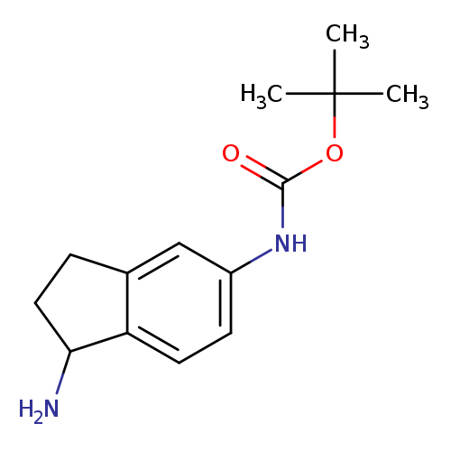tert-Butyl N-(1-amino-2,3-dihydro-1H-inden-5-yl)carbamate