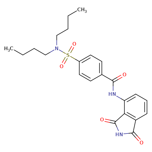 4-(dibutylsulfamoyl)-N-(1,3-dioxo-2,3-dihydro-1H-isoindol-4-yl)benzamide