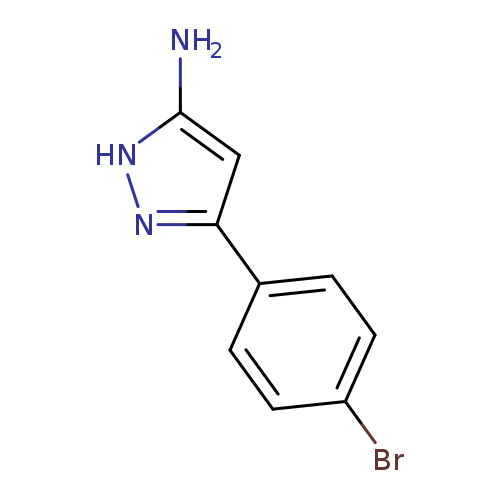 5-(4-BROMOPHENYL)-2H-PYRAZOL-3-YLAMINE