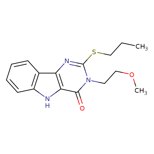 3-(2-methoxyethyl)-2-(propylsulfanyl)-3H,4H,5H-pyrimido[5,4-b]indol-4-one