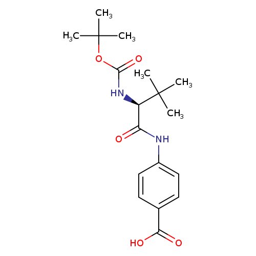 4-[(2S)-2-{[(tert-butoxy)carbonyl]amino}-3,3-dimethylbutanamido]benzoic acid