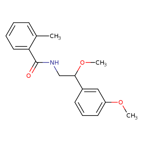 N-[2-methoxy-2-(3-methoxyphenyl)ethyl]-2-methylbenzamide