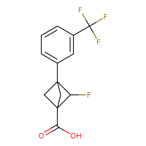 2-fluoro-3-[3-(trifluoromethyl)phenyl]bicyclo[1.1.1]pentane-1-carboxylicacid