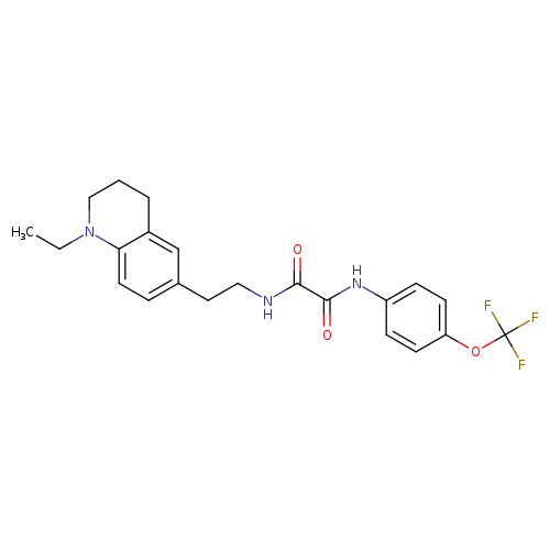 N-[2-(1-ethyl-1,2,3,4-tetrahydroquinolin-6-yl)ethyl]-N'-[4-(trifluoromethoxy)phenyl]ethanediamide